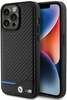 Telefoniümbris BMW BMHCP15X22NBCK Leather Carbon, Apple iPhone 15 Pro Max, must