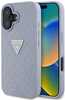 Telefoniümbris Guess Hot Stamp 4G Pattern Triangle Metal Logo, Apple iPhone 16, lilla