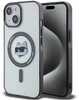Telefoniümbris Karl Lagerfeld Hardcase IML Choupette`s Head MagSafe KLHMP15SHCHNOTK, Apple iPhone 15, läbipaistev