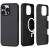 Telefoniümbris Tech-Protect Silicone MagSafe Matte, Apple iPhone 16 Pro, must