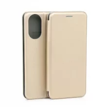 Beline Magnetic Book Case, Realme C67, kuldne