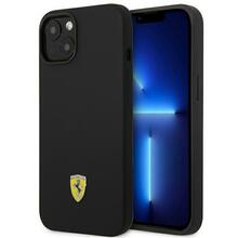 Telefoniümbris Ferrari Silicone Metal Logo FEHCP14MSIBBK, Apple iPhone 14 Plus, must