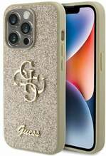 Telefoniümbris Guess GUHCP15XHG4SGD Glitter Script Big 4G, Apple iPhone 15 Pro Max, kuldne