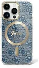 Telefoniümbris Guess IML 4G MagSafe, Apple iPhone 16, sinine