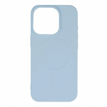 Telefoniümbris Hurtel Liquid Silicone Case MagSafe, Apple iPhone 16 Pro, sinine