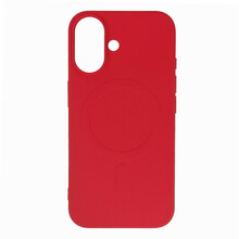Telefoniümbris Wozinsky Liquid Silicone MagSafe, Samsung Galaxy S25, punane