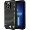 Telefoniümbris BMW Leather Carbon BMHCP13X22NBCK, Apple iPhone 13 Pro Max, must