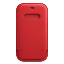 Telefoniümbris Apple Leather Sleeve with MagSafe MHYE3ZM/A, Apple iPhone 12/12 Pro, punane