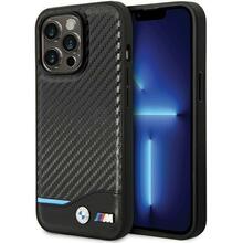Telefoniümbris BMW Leather Carbon BMHCP13X22NBCK, Apple iPhone 13 Pro Max, must