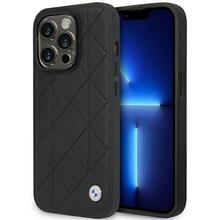 BMW nahast ümbris Quilted BMHCP14L22RQDK, Apple iPhone 14 Pro, must
