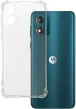 Telefoniümbris Clin Anti Shock 1,5mm, Motorola Moto E13, läbipaistev