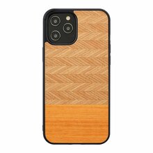 MAN&WOOD ümbris, Apple iPhone 12 Pro Max, herringbone arancia black