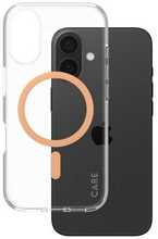 Telefoniümbris PanzerGlass CARE Flagship Case, Apple iPhone 16, peachy/peachy MagSafe
