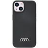 Audi silikoonümbris AU-LSRIP14-Q3/D1-BK, Apple iPhone 14 6.1, must