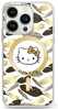Telefoniümbris Hello Kitty HKHMP16XHGLEH IML Golden Leaves MagSafe, Apple iPhone 16 Pro Max, valge