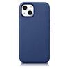 iCarer Leather ümbris, Apple iPhone 14 Plus, sinine