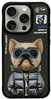 Telefoniümbris Nimmy Cool&Cute 2.0 Dog, Apple iPhone 15 Pro Max, must