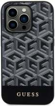 Telefoniümbris Guess GCube Stripes MagSafe GUHMP15XHGCFSEK, Apple iPhone 15 Pro Max, must