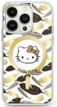 Telefoniümbris Hello Kitty HKHMP16XHGLEH IML Golden Leaves MagSafe, Apple iPhone 16 Pro Max, valge