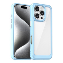 Hurtel Outer Space Gel Frame telefoniümbris, Apple iPhone 16 Pro Max, sinine