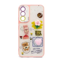 Telefoniümbris iLike Epoxy Cartoon Cover, Apple iPhone 15 Pro Max, roosa