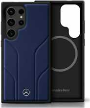 Mercedes nahast ümbris, Samsung Galaxy S25 Ultra, MagSafe, sinine