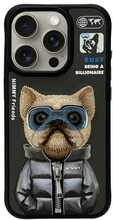 Telefoniümbris Nimmy Cool&Cute 2.0 Dog, Apple iPhone 15 Pro Max, must