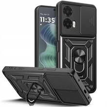 Telefoniümbris Tech-Protect Camshield Pro, Motorola Moto G35 5G, must