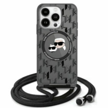 Telefoniümbris Karl Lagerfeld KLHMP16XHCKCKLCK, Apple iPhone 16 Pro Max, must