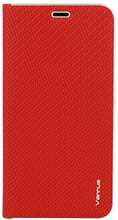 Vennus Book Carbon ümbris, Apple iPhone 12 Pro Max, punane