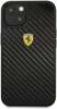 Telefoniümbris Ferrari FEHCP13SFCABK On Track Real Carbon, Apple iPhone 13 Mini, must