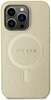 Telefoniümbris Guess Saffiano MagSafe GUHMP15SPSAHMCB, Apple iPhone 15, kuldne