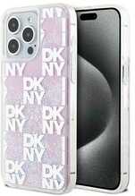 Telefoniümbris DKNY Liquid Glitter Multilogo DKHCP15XLCPEPP, Apple iPhone 15 Pro Max, roosa