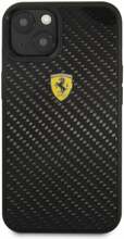 Telefoniümbris Ferrari FEHCP13SFCABK On Track Real Carbon, Apple iPhone 13 Mini, must