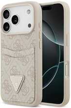 Telefoniümbris Guess 4G Double Card Triangle, Apple iPhone 17 Pro, roosa