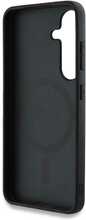Telefoniümbris Guess Grained Hot Stamp, Samsung Galaxy S25, must