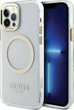 Telefoniümbris Guess Metal Outline Magsafe GUHMP12MHTRMD, Apple iPhone 12/12 Pro, kuldne