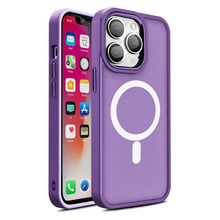 Hurtel Magnetic Color Matte ümbris, Apple iPhone 15 Pro, lilla