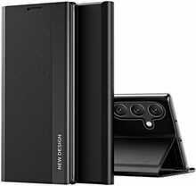 Telefoniümbris Hurtel Sleep Case Pro, Samsung Galaxy A24 4G, must