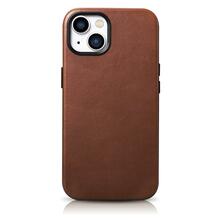 Telefoniümbris iCarer Oil Wax Premium Leather WMI14220703-RB, Apple iPhone 14 Plus, pruun