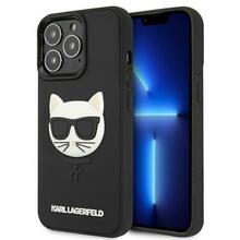 Telefoniümbris Karl Lagerfeld 3D Rubber Choupette KLHCP13LCH3DBK, Apple iPhone 13 Pro/13, must