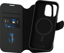 Telefoniümbris Panzer Glass CARE by PanzerGlass Feature Tango 2in1 Wallet, Apple iPhone 16 Pro, must
