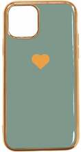 Telefoniümbris Fusion Accessories Heart Case, Apple iPhone 11 Pro, roheline