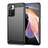 Carbon Case painduv ümbris, Xiaomi Redmi Note 11 Pro+ 5G / 11 Pro 5G / Mi11i HyperCharge / Poco X4 NFC, must