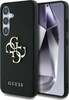 Telefoniümbris Guess Grained Big 4G Logo Small Classic Logo Case, Samsung Galaxy S25, must