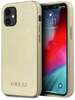 Telefoniümbris Guess GUHCP12SIGLGO Iridescent, Apple iPhone 12 Mini, kuldne