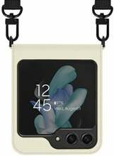 Telefoniümbris Araree Canvas Diary Case AR10-01778B, Samsung Galaxy Flip5, ivory