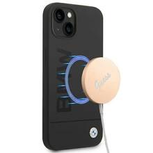 Telefoniümbris BMW BMHMP14MSLBLBK Silicone Signature Logo MagSafe, Apple iPhone 14 Plus, must