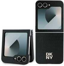 Telefoniümbris DKNY DKHCZF6PSHRPSK Repeat Pattern Stack Logo, Samsung Galaxy Z Flip 6, must