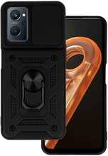 Telefoniümbris Slide Camera Armor TOPT, Realme 9i, must